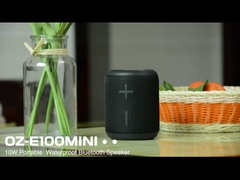 Ozzie 10W Sortie Trolley IPX7 haut-parleur Bluetooth étanche à l'eau avec lumières RGB