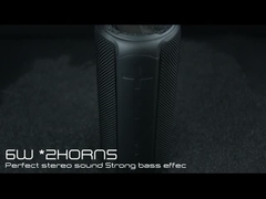 haut-parleur sans fil LED haut de gamme 12W imperméable à l'eau IPX7 avec fonction TWS