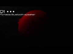 Mini haut-parleur extérieur, haut-parleur Bluetooth 3,7V 800mAh avec radiateur basse.