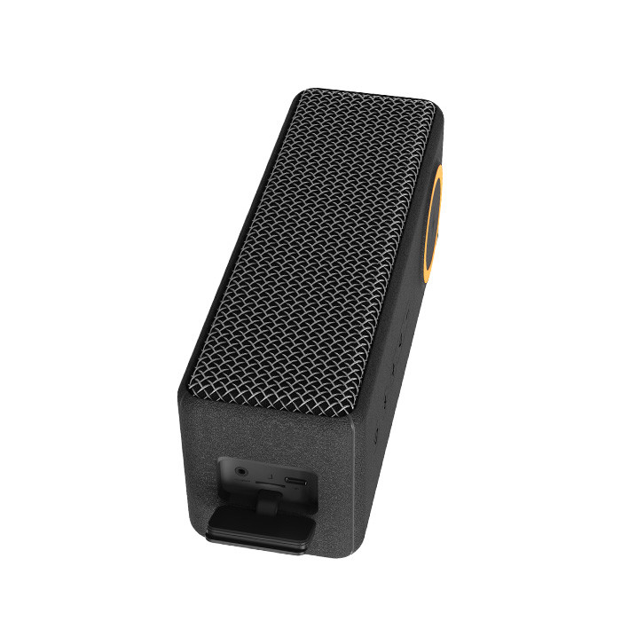 D20 20W Batterie 7.2V 2000mAh Bluetooth 5.0 Haut-Parleur ABS Alliage d'Aluminium Noir
