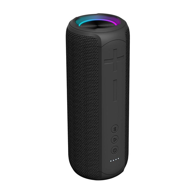 Lumières LED Haut-parleur portable sans fil Bluetooth IPX7 Support étanche TF BT AUX