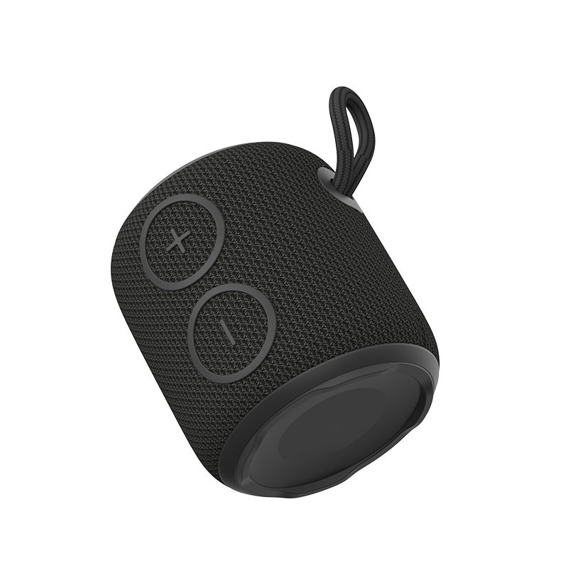 Mini Outdoor Speaker portatif noir 8cm*8.9cm 5W IPX7 imperméable de puissance de sortie