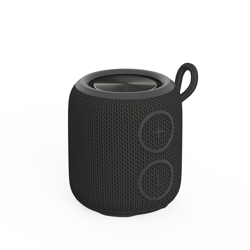 Mini Outdoor Speaker portatif noir 8cm*8.9cm 5W IPX7 imperméable de puissance de sortie