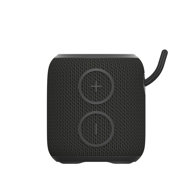 Mini Outdoor Speaker portatif noir 8cm*8.9cm 5W IPX7 imperméable de puissance de sortie