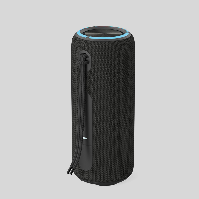 9 x 9,4 x 21 cm haut-parleur en tissu sans fil Type-C 5V / 2A Bluetooth