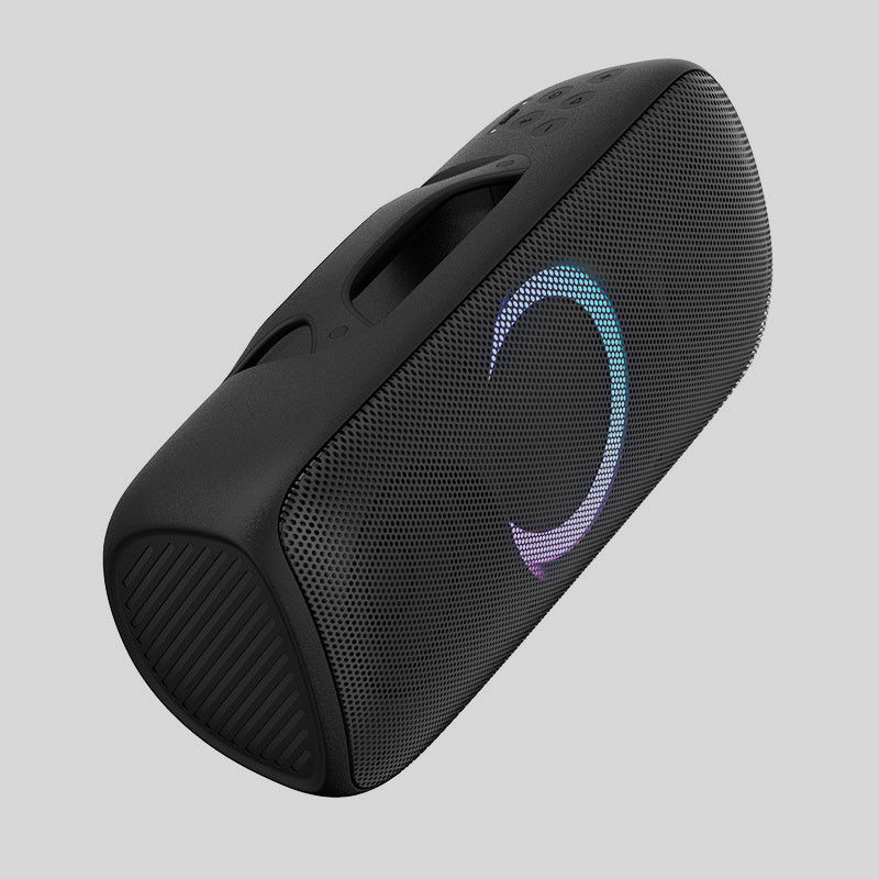 Haut-parleur portable pour soirées en plein air avec portée sans fil de 10 mètres et haute performance