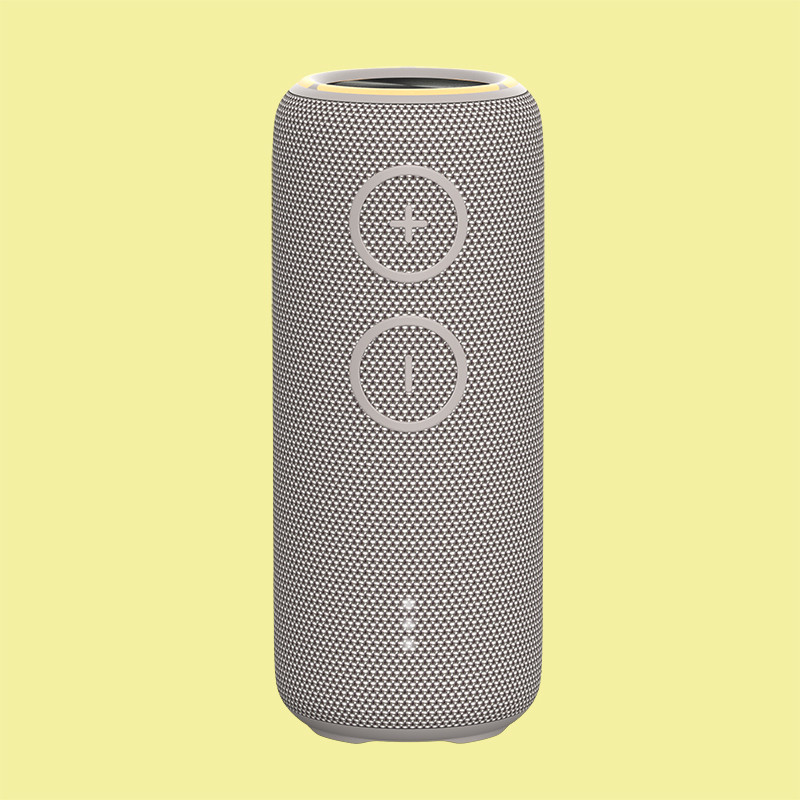 IPX7 haut-parleur sans fil en tissu imperméable à l'eau Temps de travail de 11 heures Autonomie Bluetooth 10-30m Noir/vert/gris