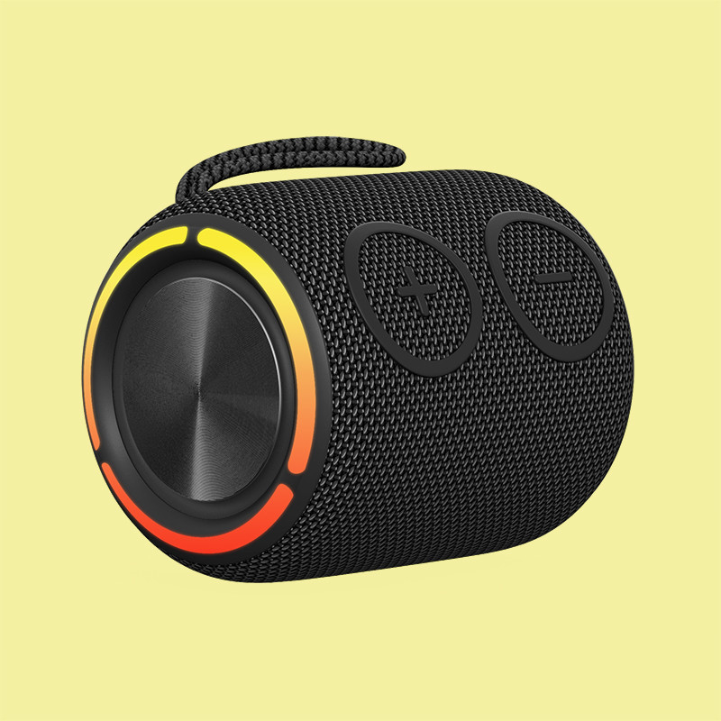 Sortie d'alimentation haut-parleur Bluetooth sans fil V5.3 imperméable à l'eau IPX7 TPU ABS Tissu haut-parleur 16W