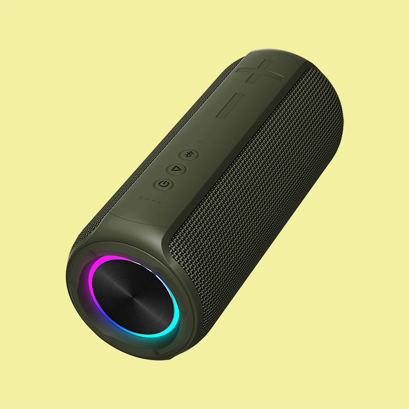 5V 2A 30W Puissant haut-parleur Bluetooth basse LED avec carte SD AUX IN