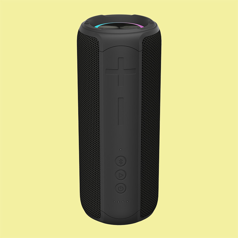 haut-parleur Bluetooth portable à LED avec TPU ABS textile 10W * 2 sortie pour l'appariement TWS et les mains libres appel