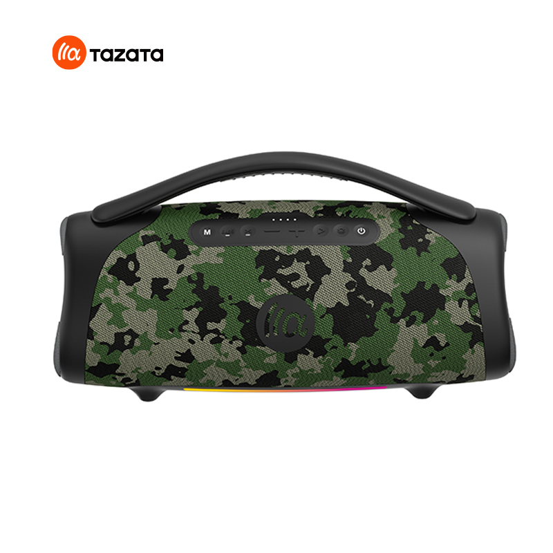 Haut-parleur Bluetooth étanche IPX7 en silicone et tissu ABS avec batterie externe, 10 heures d'autonomie, télécommande, NON étanche
