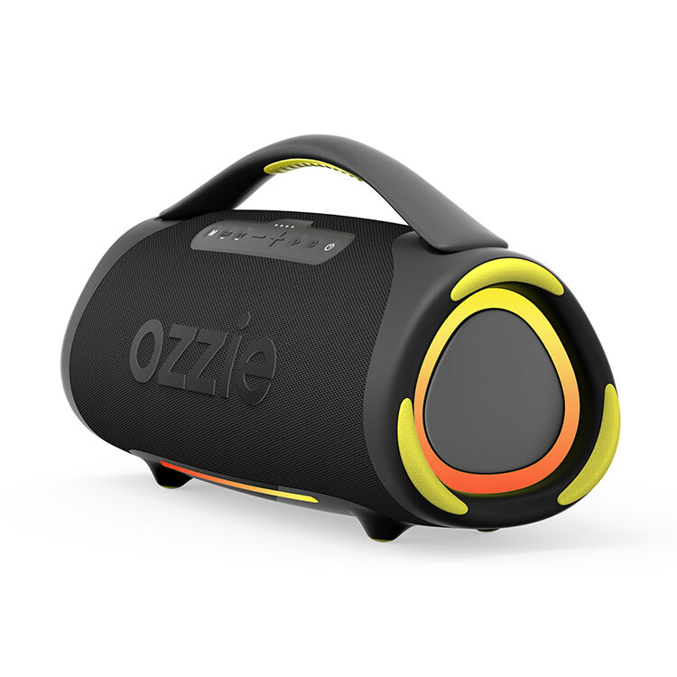 Ozzie haut-parleur Bluetooth Rechargeable avec Bluetooth 5.3 100-300W Puissance et batterie de 10,8V/7500mAh pour une utilisation extérieure et intérieure