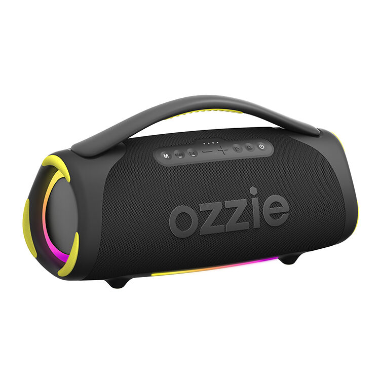 Ozzie haut-parleur Bluetooth Rechargeable avec Bluetooth 5.3 100-300W Puissance et batterie de 10,8V/7500mAh pour une utilisation extérieure et intérieure