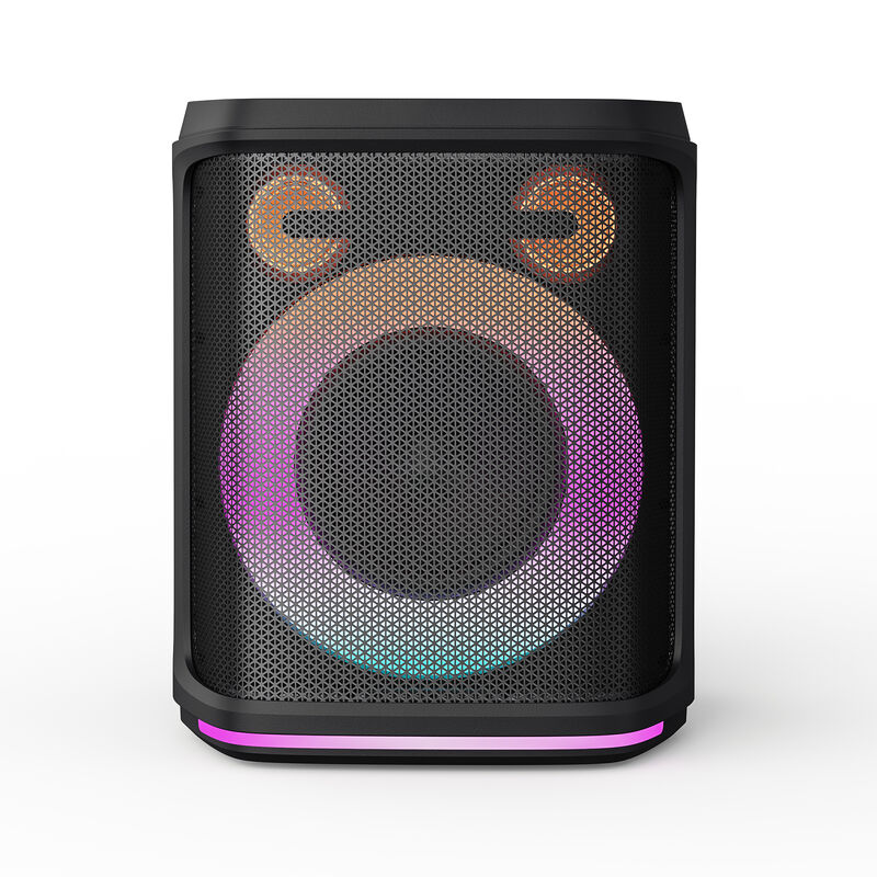 Enceinte de soirée extérieure 120W avec basses profondes et microphone sans fil pour le karaoké Bluetooth