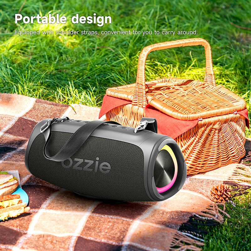 Nouveau produit haut-parleurs haut de gamme Bluetooth haut-basse portable extérieur IP67 haut-parleur sous-bois étanche sans fil