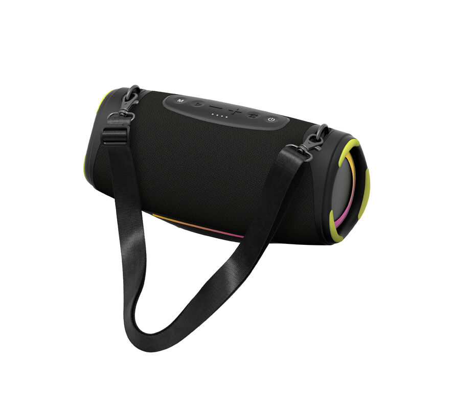 2026 Tendance haut-parleurs Parlantes Bluetooth 80w haut-parleurs de basse sans fil Led Ipx7 haut-parleurs de woofer en tissu imperméable à l'eau