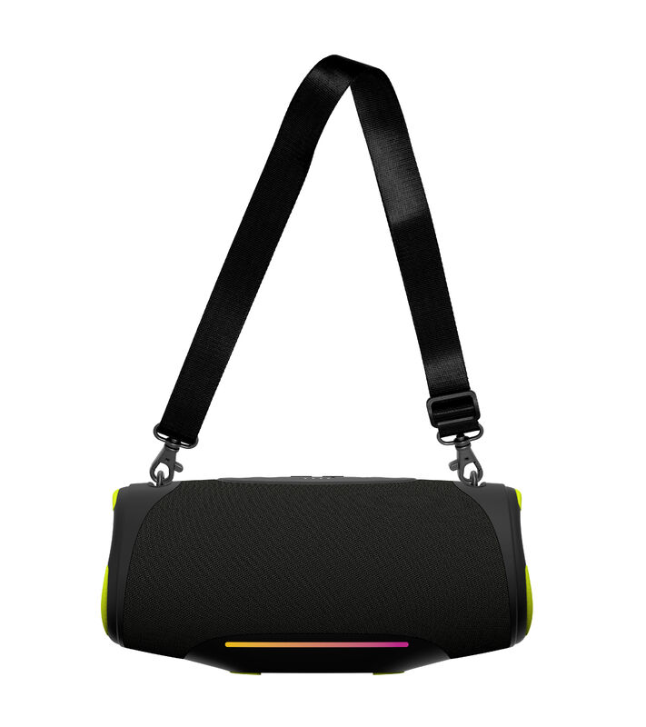 2026 Tendance haut-parleurs Parlantes Bluetooth 80w haut-parleurs de basse sans fil Led Ipx7 haut-parleurs de woofer en tissu imperméable à l'eau