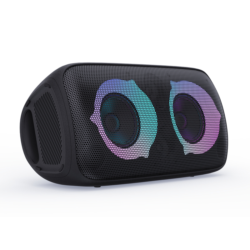 orateur de Bluetooth de lumière de 60W LED Bassee Bluetooth lourd 5,0 avec la lumière colorée de RVB